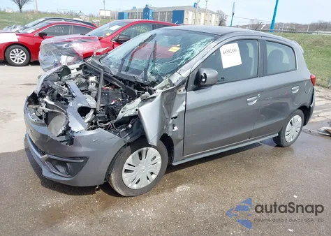 2018 Mitsubishi Mirage Es from USA, damaged, VIN ML32A3HJ3JH007678